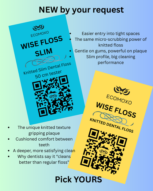 WHOLESALE - Wise Floss Sample Duo (50 cm Mint/Wax) -250 each