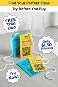 WHOLESALE - Wise Floss Sample Duo (50 cm Mint/Wax) -250 each